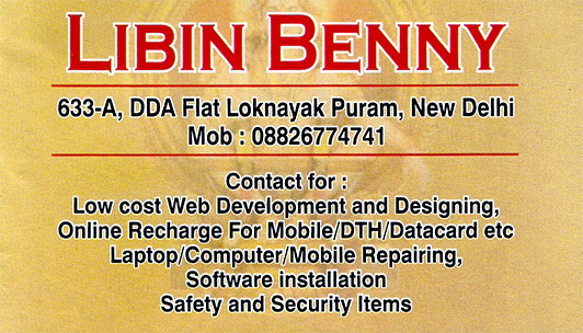 Libin Benny (Ad not verified)